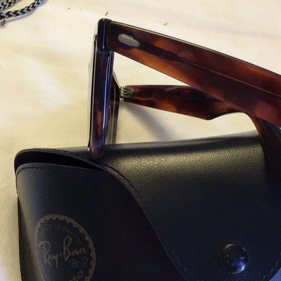 Vintage RAY-BAN B&L BAUSCH & LOMB U.S.A. WAYFARER brown L2053 sunglasses - Picture 6 of 7